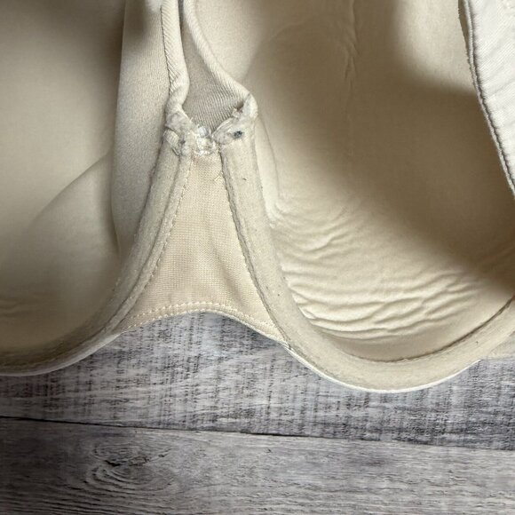 Cacique Lane Bryant Beige Lightly Lined T-Shirt Bra size 46DD - Picture 7 of 9